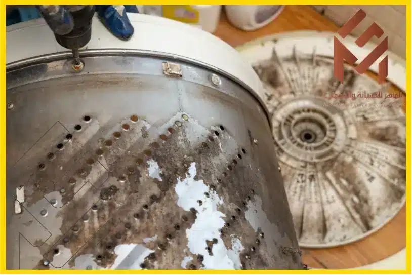 صيانة غسالات ال جي 7 حوض غسالة متسخ