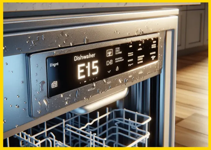 رمز العطل E15 وتسريب غسالة الصحون الحلول لرمز العطل E15
