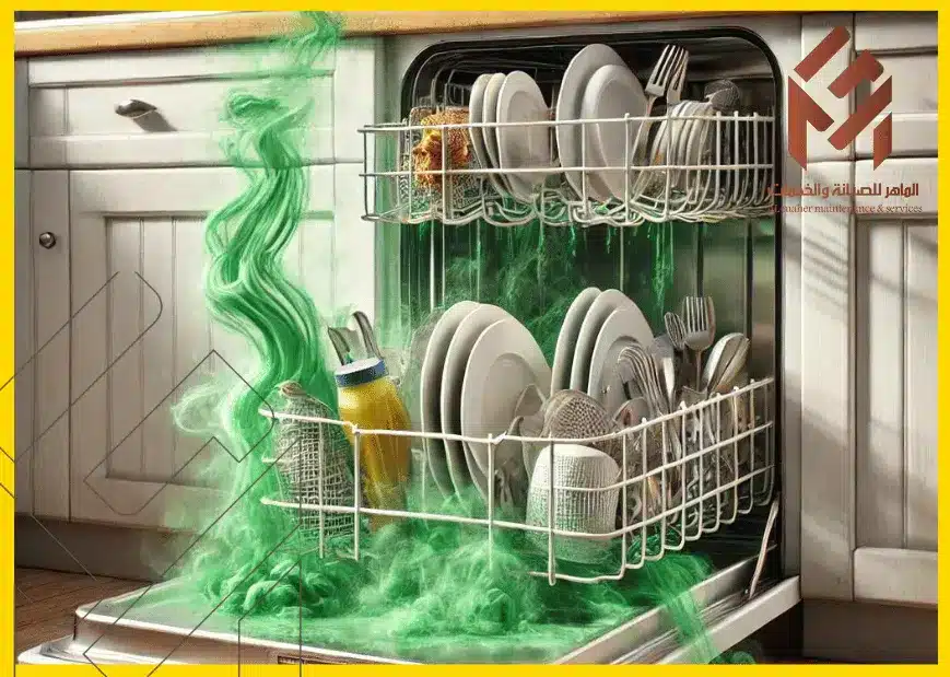رائحة كريهة في غسالة الصحون رائحة كريهة في غسالة الصحون