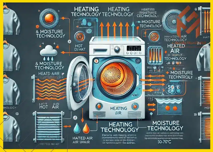 تكنولوجيا التسخين في جهاز تجفيف الملابس