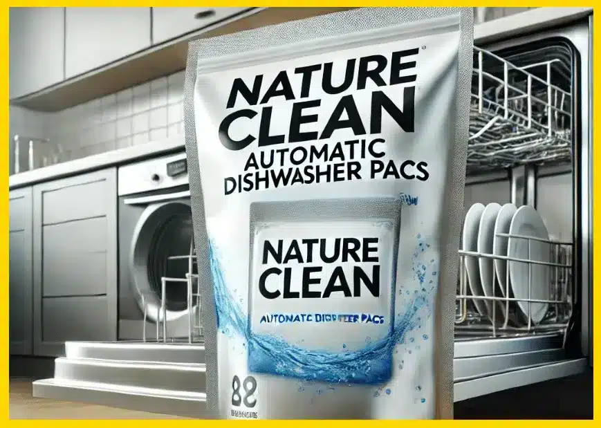 أفضل 10 منظفات لغسالة الأطباق 10 Nature Clean Automatic Dishwasher Pacs أفضل 10 منظفات لغسالة الأطباق