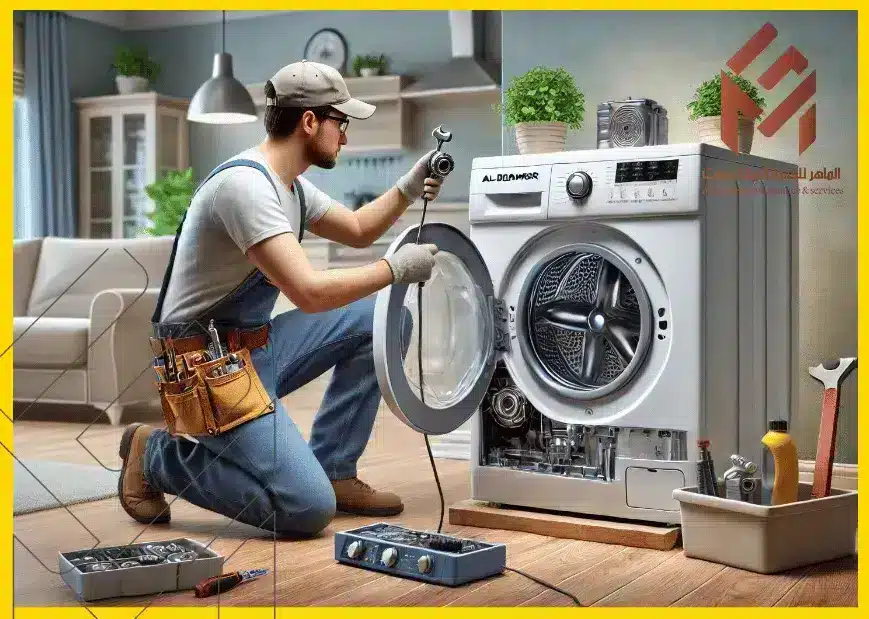 في الصور فيني يحاول الكشف على غساله دايو تطلع صوت عالي اثناء التنشيف