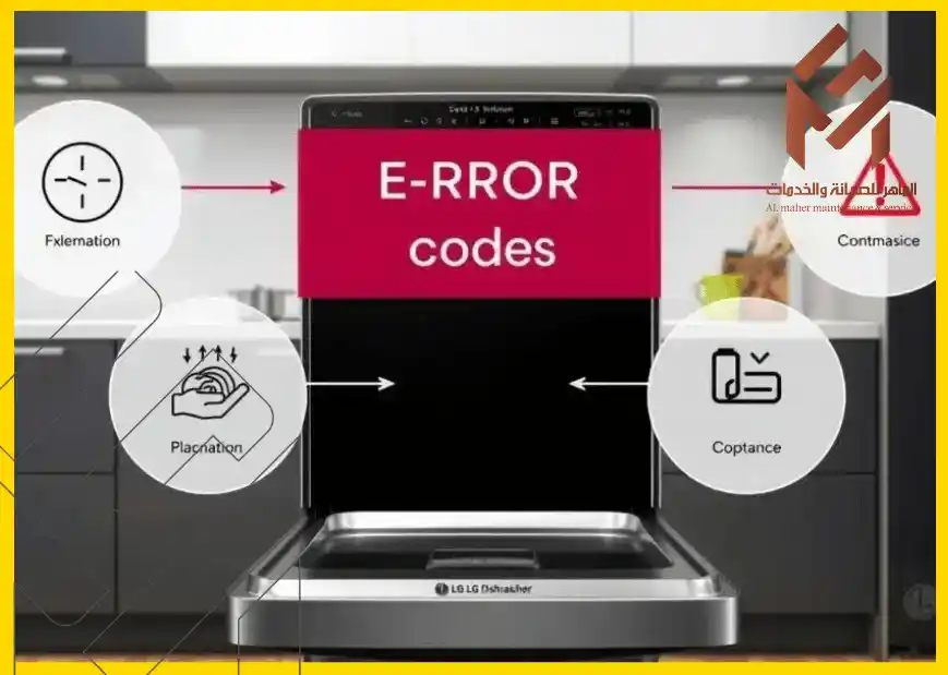 رموز اعطال غسالة الصحون ال جي وحلها3