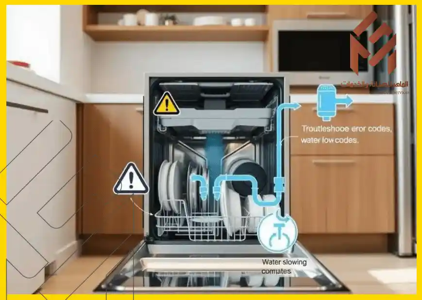 رموز اعطال غسالة الصحون ال جي وحلها 4