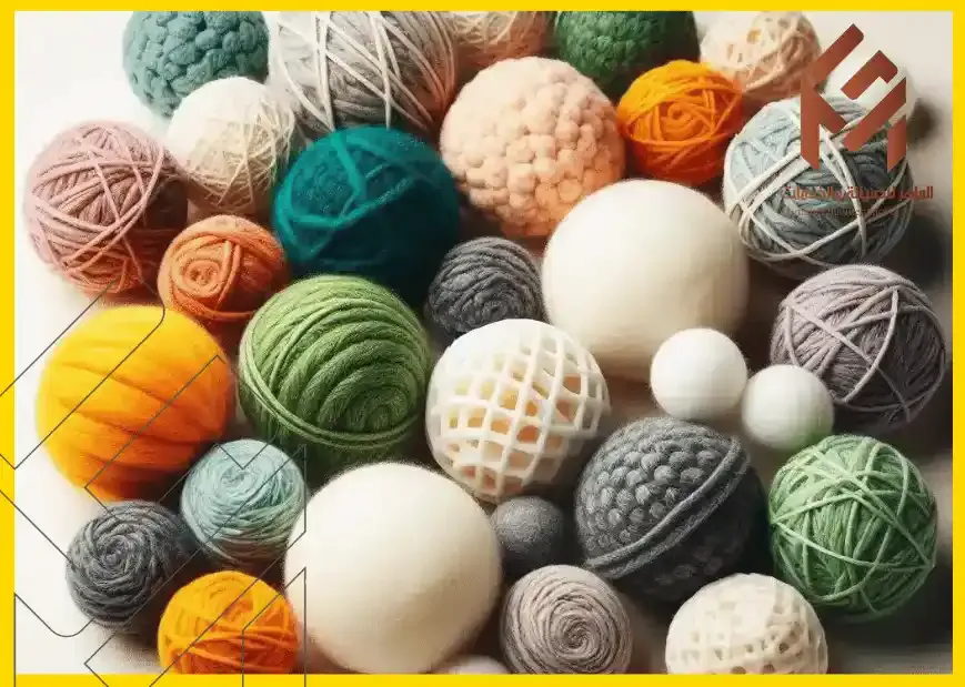 مجموعة من كرات الغزل - أفضل أنواع كرات المجفف