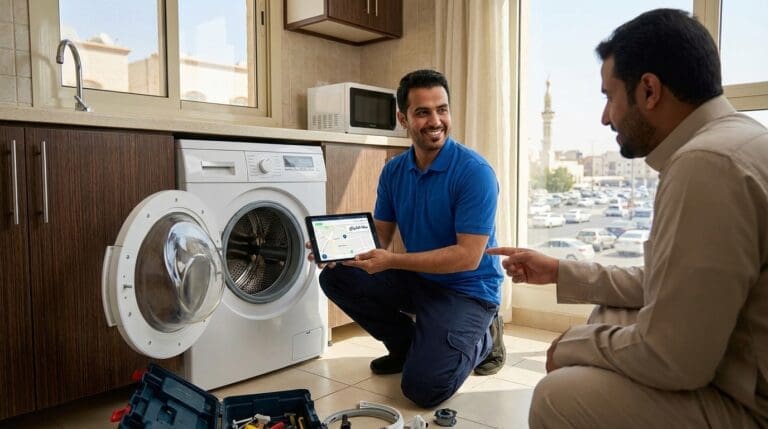 خدمة صيانة الغسالات في مكة الشرائع والنورية: فنيون بالقرب منك